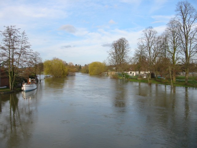 River Thames in flood