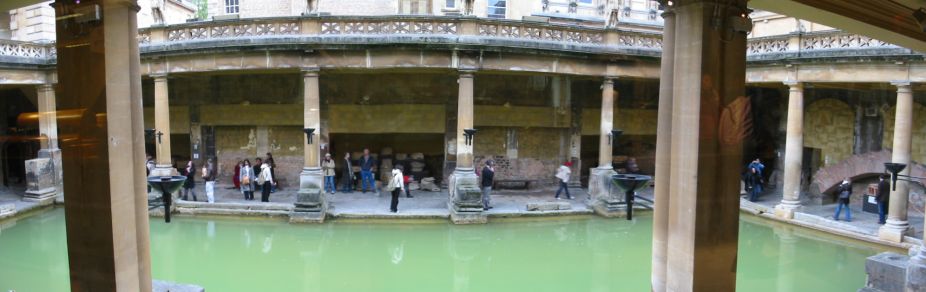 Roman Baths panorama