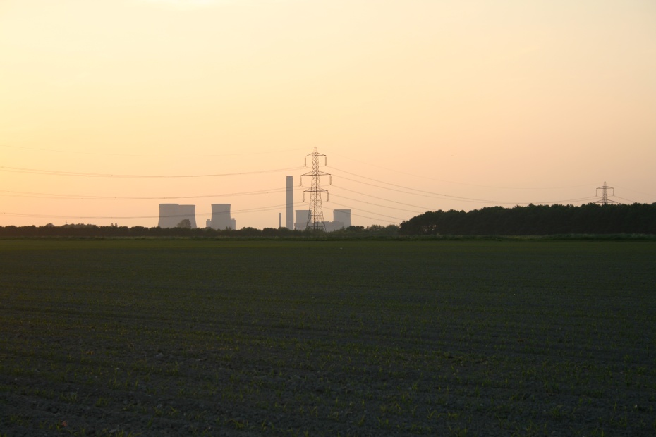 At sunset