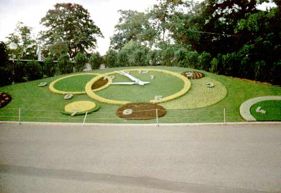 Flower clock